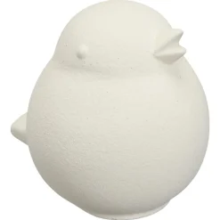 Decoratievogel Beige - 12,5 cm 12 cm