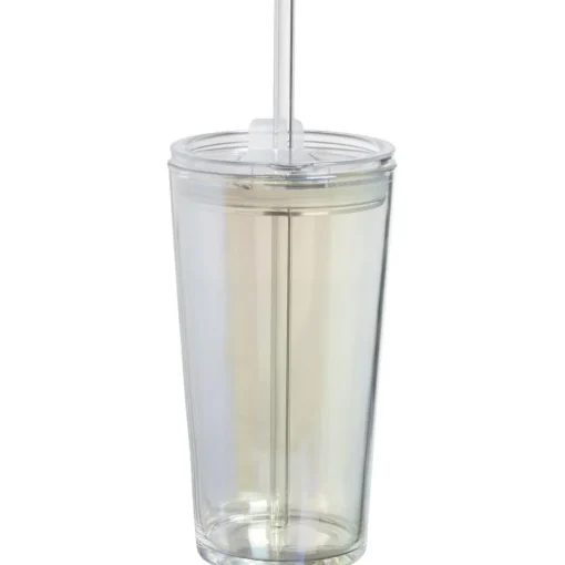 Drinkbeker Met Rietje Holo - 650 ml