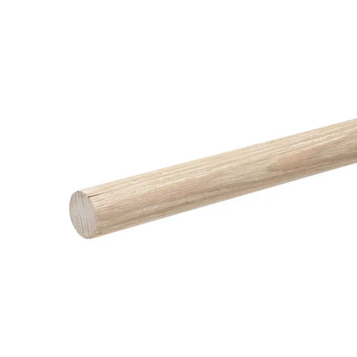 Gordijnroede 120 cm Hout - Ø28mmn