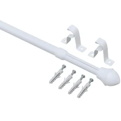 Gordijnroede 160-305 cm Wit Metalen - Ø13mmn