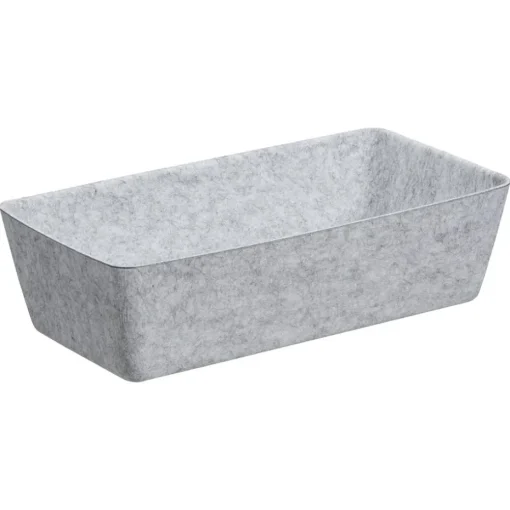 Opbergmand Vilt Grijs 38x18,5x10cm