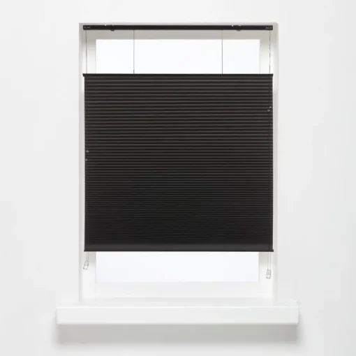 Plisségordijn Dae Zwart 80x175 cm
