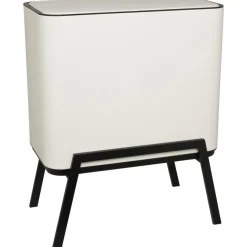 Prullenbak Op Pootjes 28+12+5 Liter Beige
