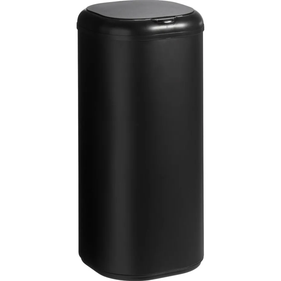 Prullenbak Sensor 30 Liter Zwart 29x29x62 cm