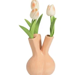 Vaas Met Tulpen Oranje