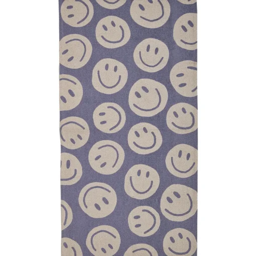 Vloerkleed Smiley Lila