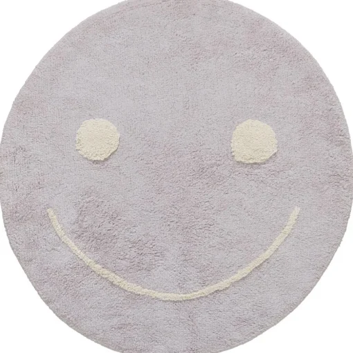 Vloerkleed Smiley Lila