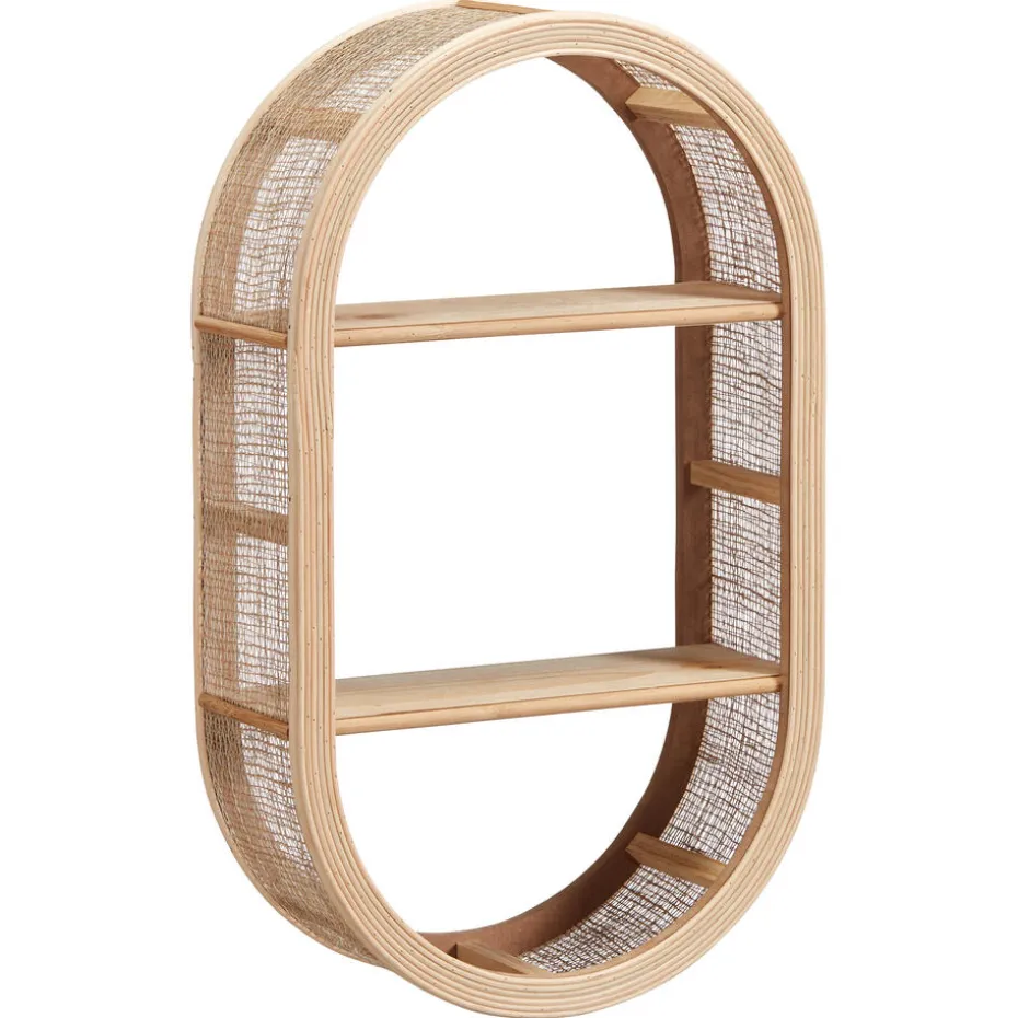 Wandkast Ovaal Naturel