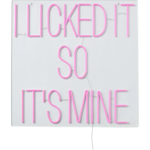 Wandlamp Neon Its Mine Roze